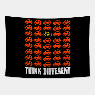 Think Different - Vintage Retro Biking T-Shirt Tapestry