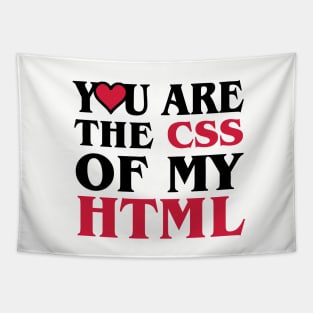 A Heart For Website Programmer - You are the css of my html Tapestry