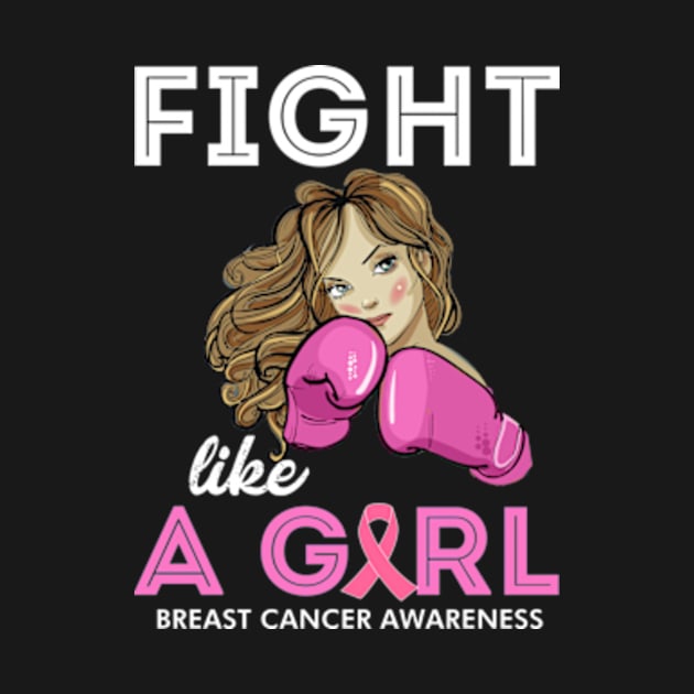 Fight Breast Cancer Awareness Month Shirt Women Gi by TeeSky