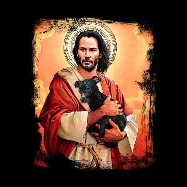 Jesus John Wick Parody Saint by kaitokid