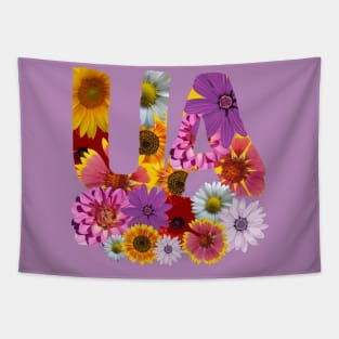 UA flowers Tapestry