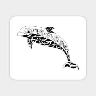 mexican dolphin delfin ecopop hasta el fin art Magnet