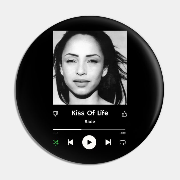 Stereo Music Player - Kiss Of Life Pin by Stereo Music