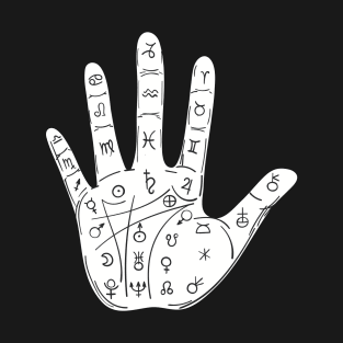Fortune Teller Palmistry Occult Hand T-Shirt