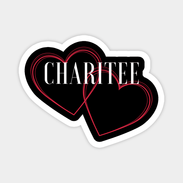 Charitee Black Heart Magnet by Charitee