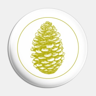 Pinecone - Yellow Pin