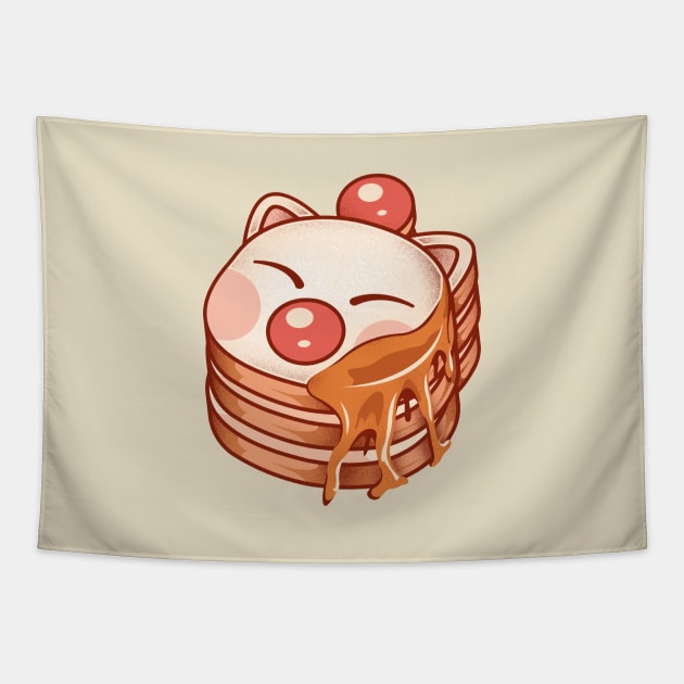 Moogle Pancake Tapestry by Lagelantee