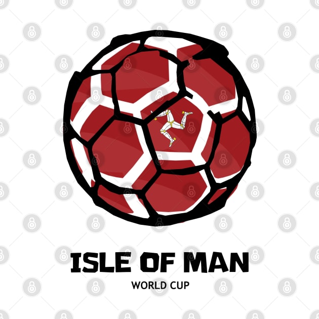 Isle of Man Football Country Flag by KewaleeTee