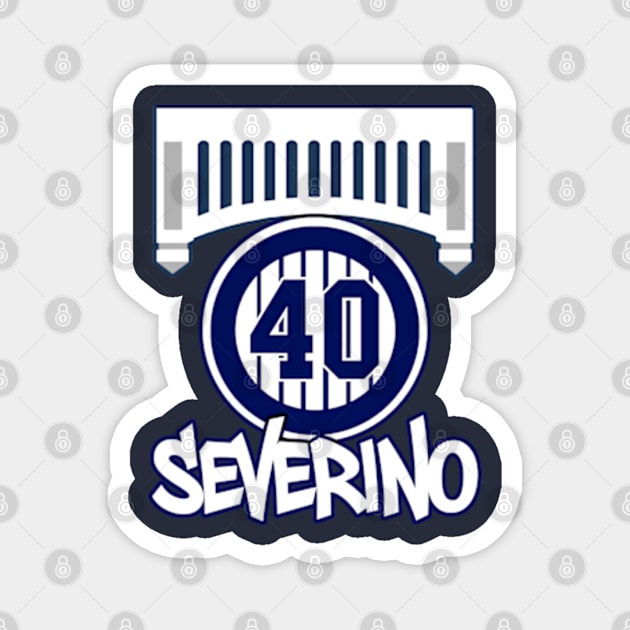 Yankees Severino 40 Magnet by Gamers Gear