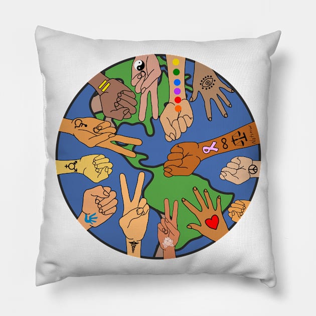 Save the Planet Earth Day Pillow by notsniwart