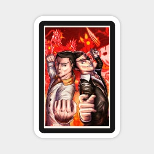 The Mad Dog and The Dragon (Yakuza 0) Magnet