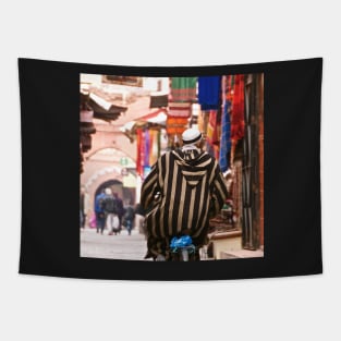 Marrakech - A bicyclette Tapestry