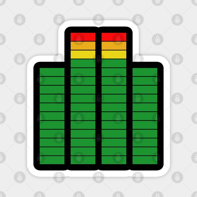 Peak and RMS - Sound Analyzer - Music Production and Engineering Magnet by Cosmic Status