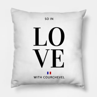 So in love with Courchevel Pillow