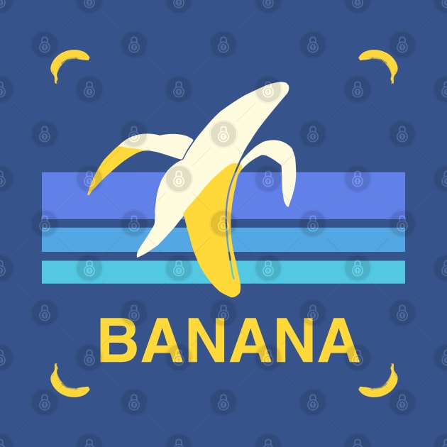 Retro banana design by Mimie20