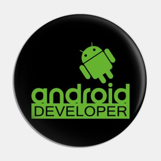 Android developer logo programmer Pin