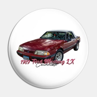 1989 Ford Mustang LX Convertible Pin