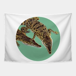 Philippine crocodiles Tapestry