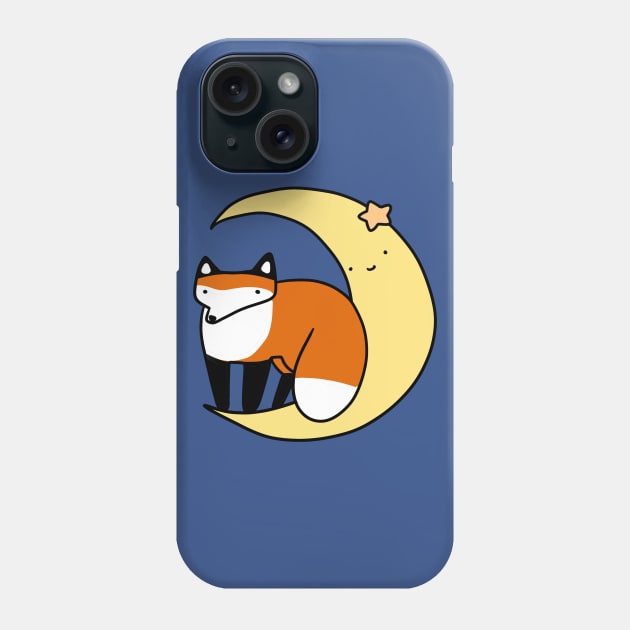 Fox and Moon Phone Case by saradaboru