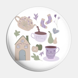 Cozy tea time Pin