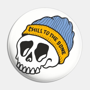 Chill to the Bone Skull Pin