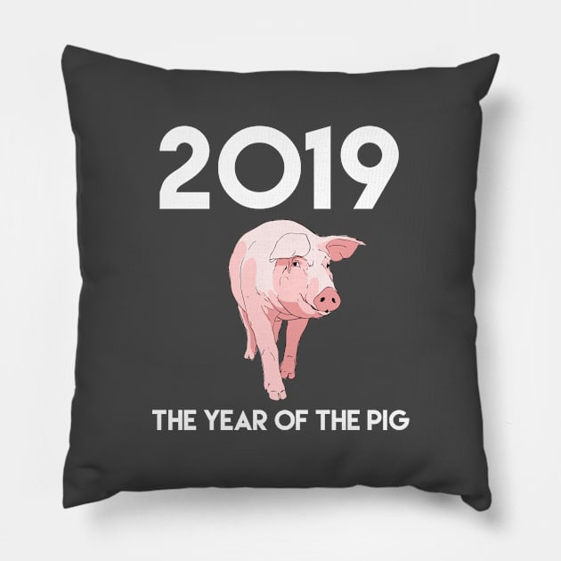 2019 - The Chinese Year of the Pig Pillow by AlternativeEye