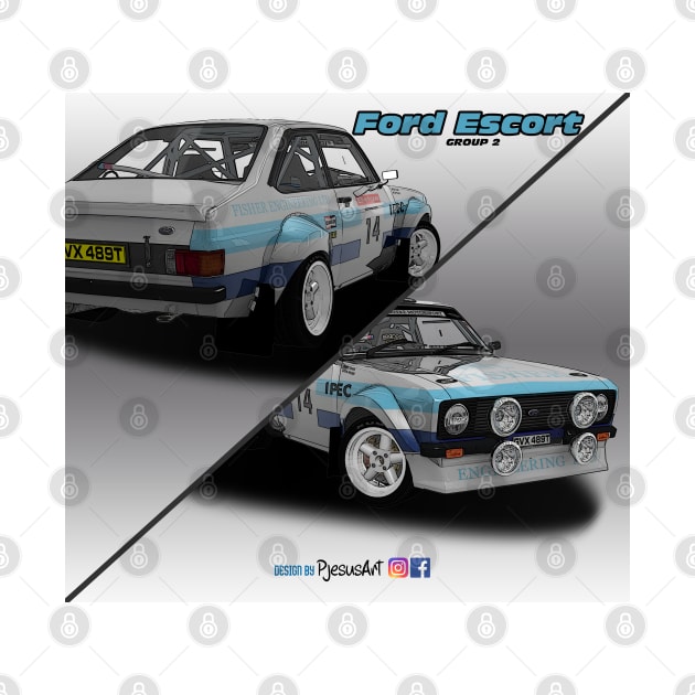 Ford Escort Group 2 Fisher by PjesusArt