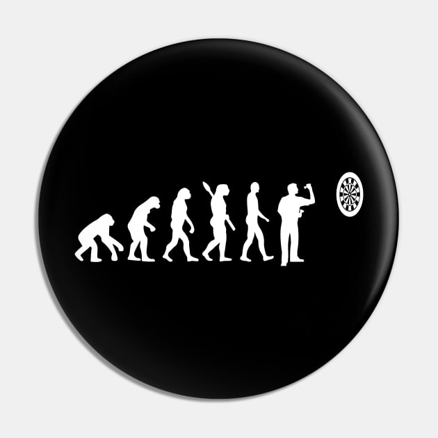 Dart Evolution From Monkey To Dart King Funny Gift Pin by SinBle