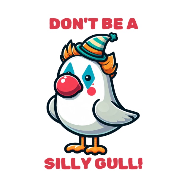 Prankster Seagull Don't Be a Silly Gull! by PunnyBitesPH