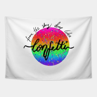 Confetti art Tapestry