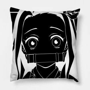 Demon Slayer Kimetsu No Yaiba Nezuko White Pillow