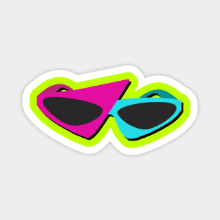 80's kid glasses retro Magnet