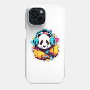 Funny little Panda having Fun Phone Case