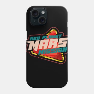 Planet Mars mission badge Phone Case