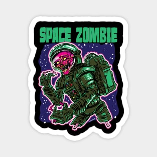 Space Zombie Astronaut Skeleton Magnet
