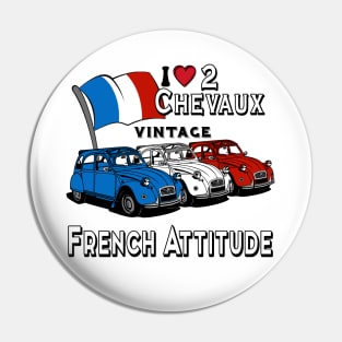 I Love 2 Chevaux Pin