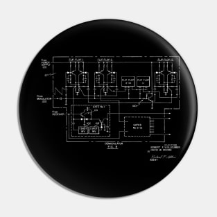 Bio-instrumentation Apparatus Vintage Patent Hand Drawing Pin