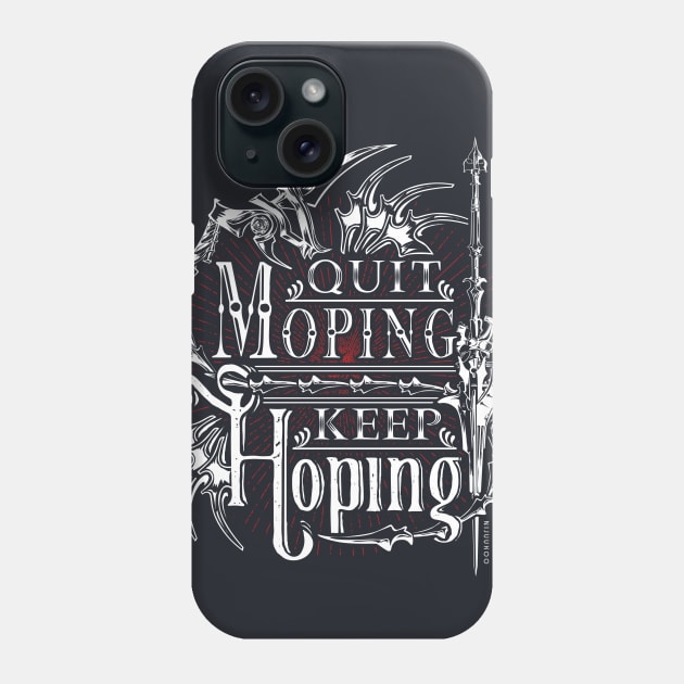 Aranea - Quit Moping (Dark) Phone Case by Nijuukoo