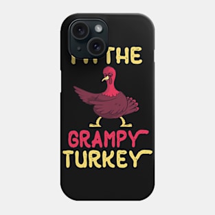 Turkey Flossing Happy Thanksgiving Day I'm The Grampy Turkey Phone Case