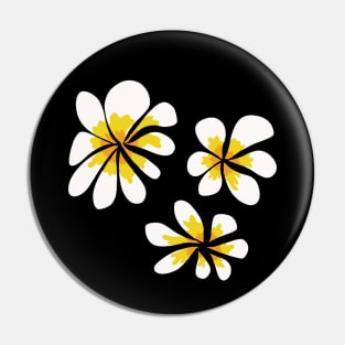 Sampaguita Flowers Graphic Design Pin