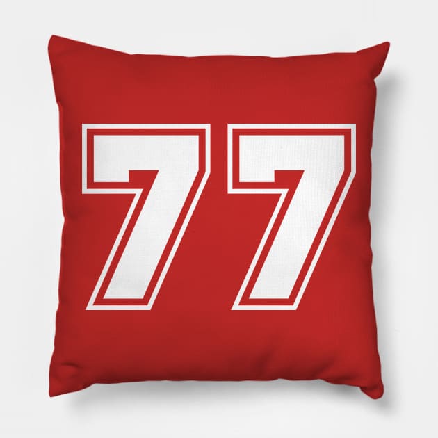 seventy seven Pillow by designseventy