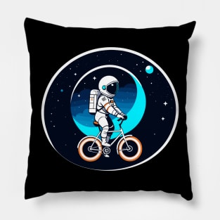 Cosmic Picnic Hijinks - Astronaut Space Travel Pillow