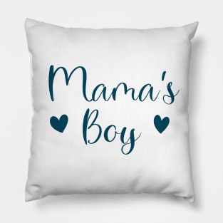 mama's boy Pillow