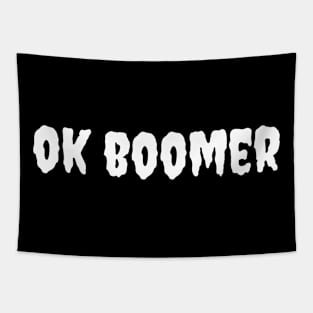 ok boomer spooky Tapestry