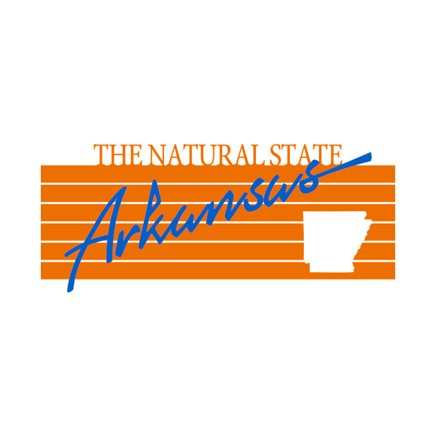 Retro Natural State - Arkansas - Phone Case