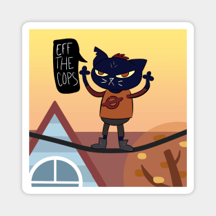 Night in the Woods "Eff the Cops" Magnet