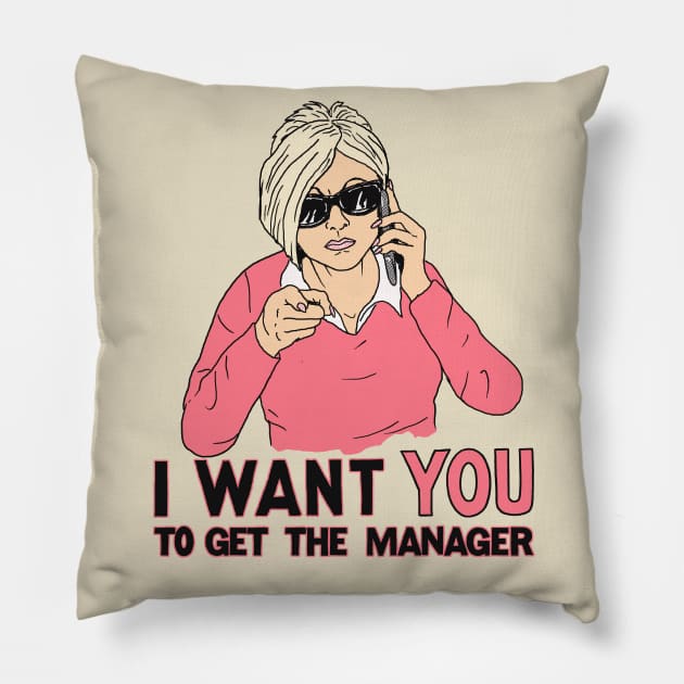 Aunt Karen Pillow by Hillary White Rabbit