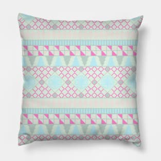 Nordic Sweater - Sweet Pastel - Minimalist Colorful Holidays Pillow