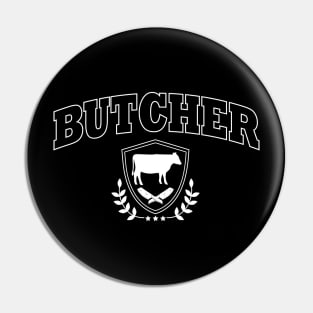 Butcher University Varsity Logo Pin