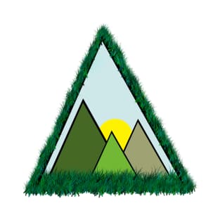 grassy triangle T-Shirt